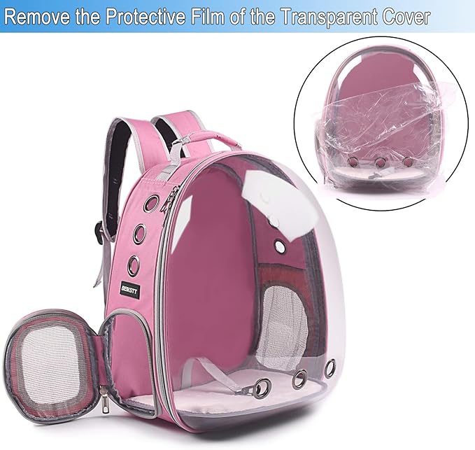 Cat Backpack Carrier, Pet Backpack, Breathable Cat Dog Space Capsule Backpack - Image 2