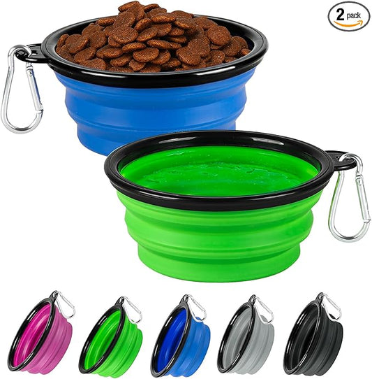 Collapsible Dog Bowls for Travel by HOSCAPE