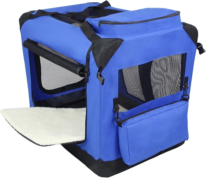 EliteField 3-Door Folding Soft Dog Crate - Image 2