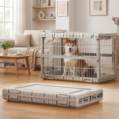 ZOMISIA Collapsible Dog Crate for Large Dogs by Zomisia