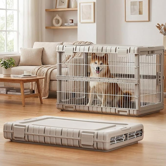 ZOMISIA Collapsible Dog Crate for Large Dogs by Zomisia