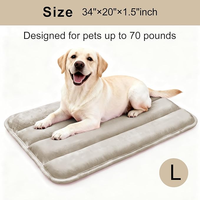 Dog Bed Mat, Reversible Dog Crate Pad - Image 3