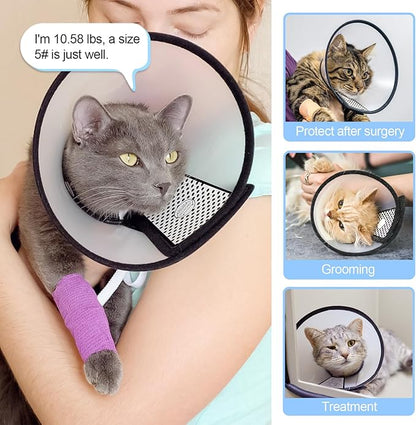 Depets Adjustable Recovery Pet Cone E-Collar - Image 8