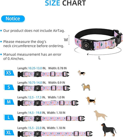 Upgraded AirTag Dog Collar, IP68 Waterproof Air Tag Dog Collar Holder, - Image 6