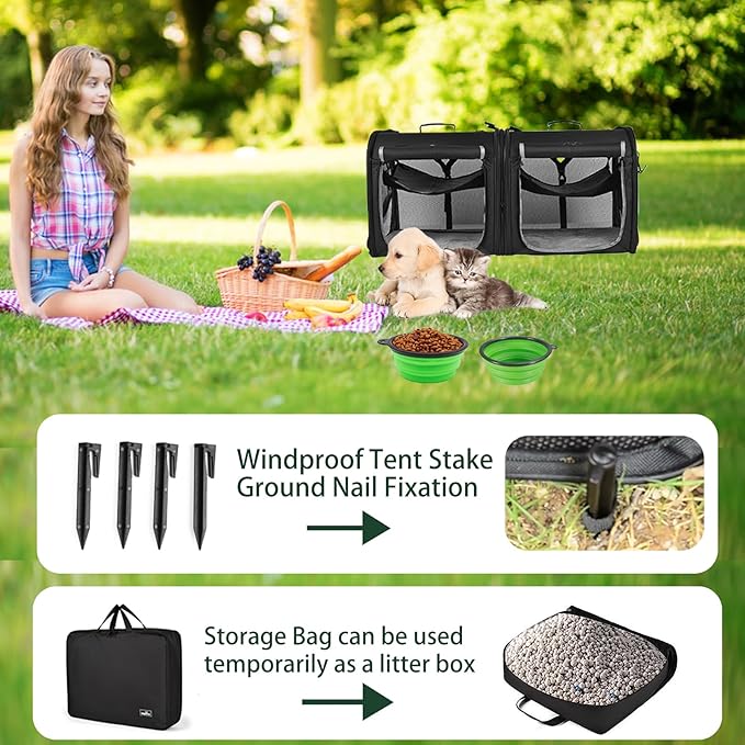 Wakytu Portable 2-in-1 Pet Carrier - Image 6