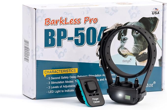 Educator BarkLess Pro Dog Bark Collar – Rechargeable Waterproof Anti-Bark by E-CollarEducator