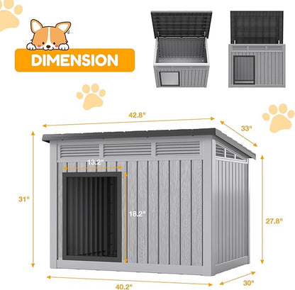 Fancyango Large Dog House for Indoor & Outdoor - Image 8