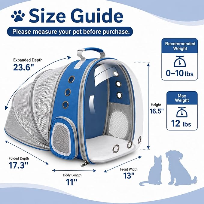 Expandable Cat Carrier Backpack - Image 2
