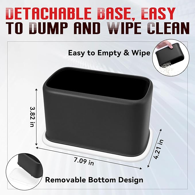 Metal Cat Litter Scoop with Holder, Heavy Duty Deep Sifter with Dual-Hole - Image 5