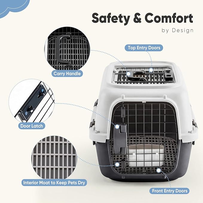 DUMOS 23" Hard-Sided Pet Carrier - Image 3