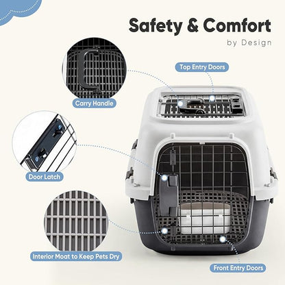DUMOS 23" Hard-Sided Pet Carrier - Image 3