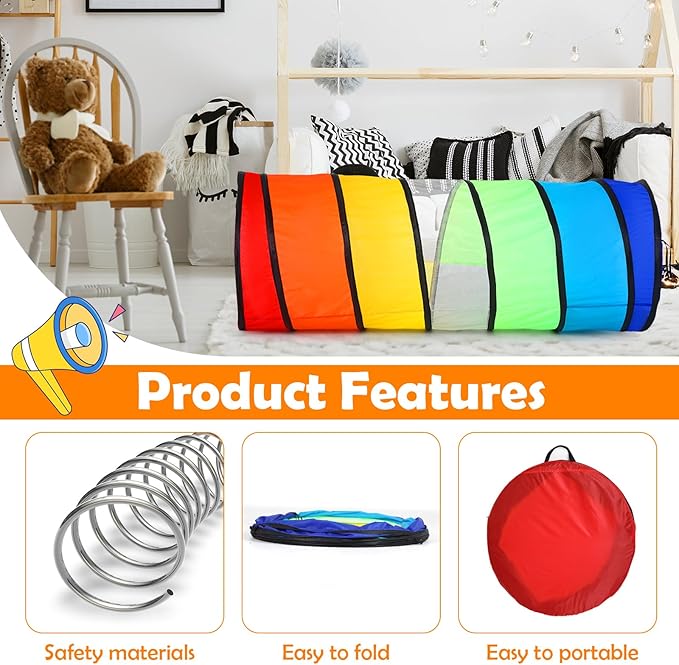 1 Pcs Giant 27.6 Inch Play Tunnel - Image 3