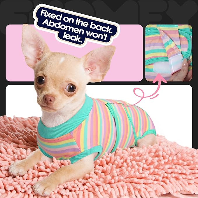FUAMEY Recovery Suit for Dogs After Surgery, Soft Breathable Dog Bodysuit - Image 8