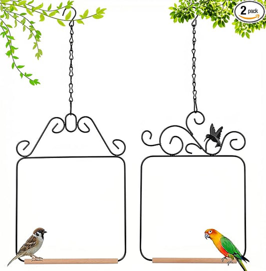 Two piece Metal Bird Swing by Unknown