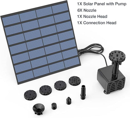 AISITIN Solar Water Pump for Water Feature Outdoor, DIY Solar Fountain Kit - Image 6