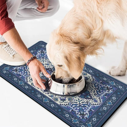 Pet Feeding Mat for Floors Waterproof Dog Mat for Food and Water Absorbent - Image 7