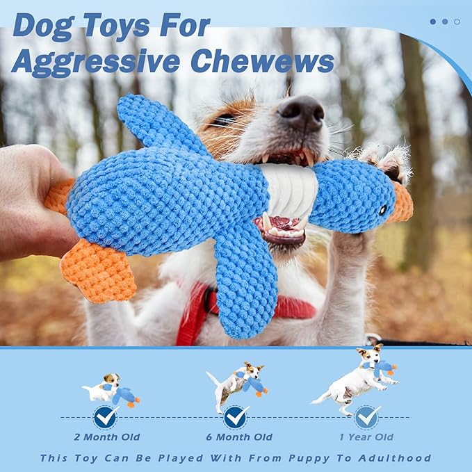 Vitscan 2 Pack Goose Tough Dog Toys - Image 3