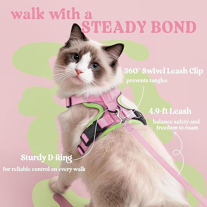 rabbitgoo Cat Harness and Leash Set, Escape Proof Vest Harness - Image 5