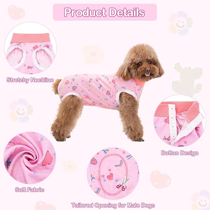 Coppthinktu Recovery Suit for Dogs After Surgery, Dog Onesie Surgery Recovery - Image 3