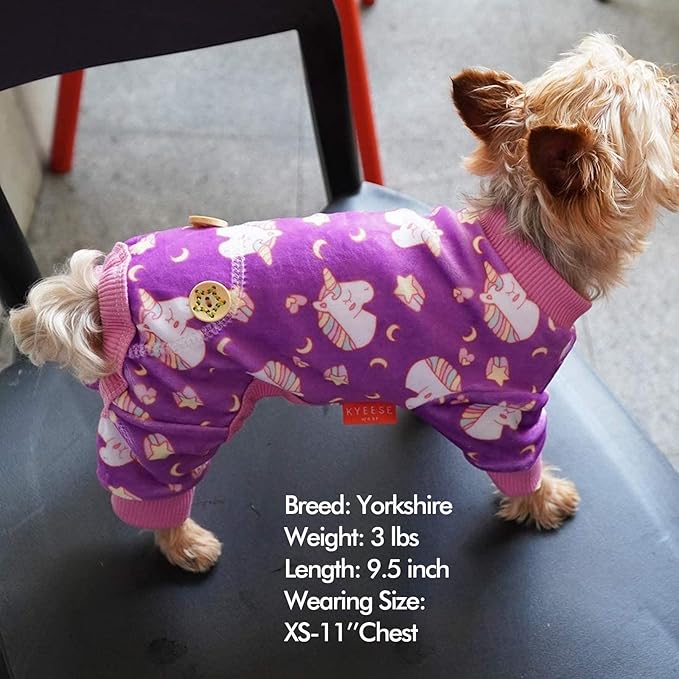 KYEESE Dog Pajamas Velvet Dog Pajamas Small Sized Dogs Dogs Pjs - Image 3