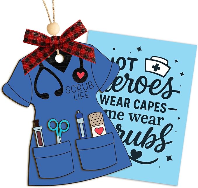 Nurse Ornament, Christmas Ornament, New Nurse Gift, Meaningful Christmas - Image 4