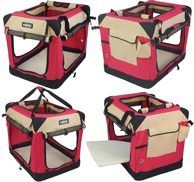 EliteField 4-Door Folding Soft Dog Crate - Image 4