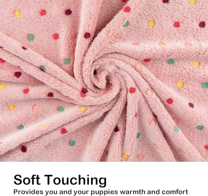 Dono 1 Pack 3 Dog Blankets, Soft Fluffy Fleece Pet Blanket Warm Sleep Mat Paw - Image 5