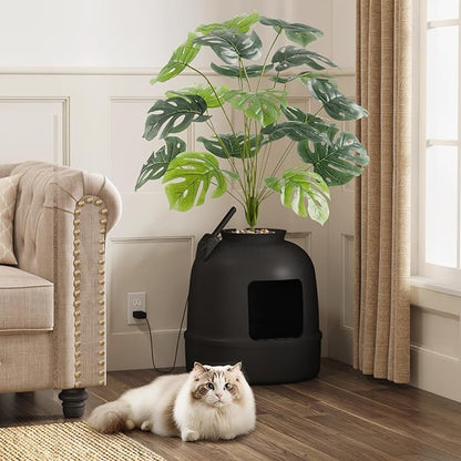 Lifewit Cat Litter Box, Hidden Enclosure Litter Tray - Image 8