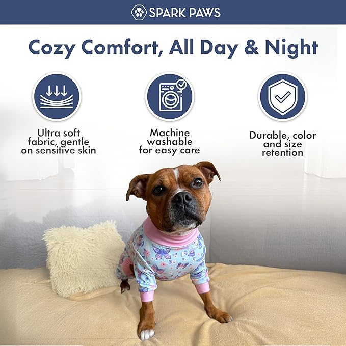 Spark Paws Dog Pajama, Dog Recovery Suit Male, Ultra-Soft and 4-Way Stretch - Image 5