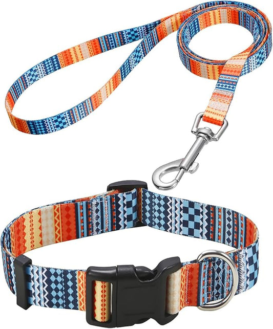 Mihqy Dog Collar and Leash Set by Mihqy