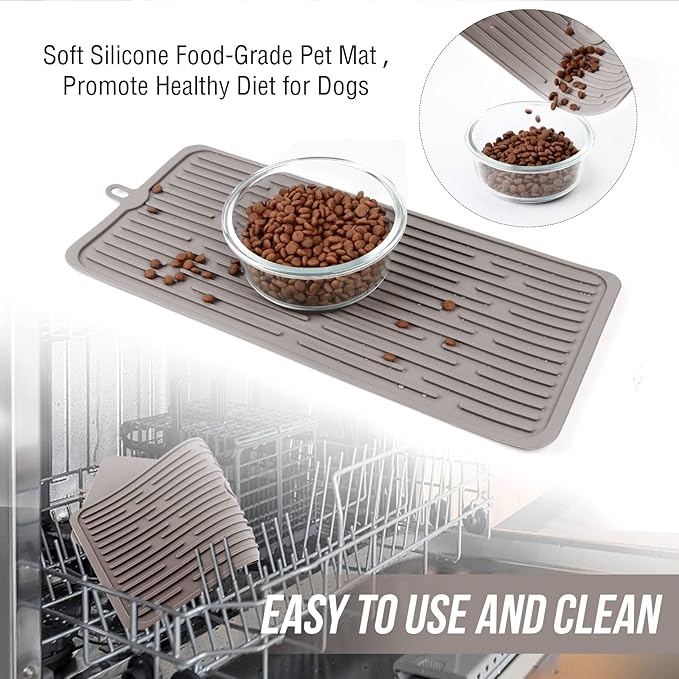 Cat Food Mat, Waterproof Pet Placemat - Image 3