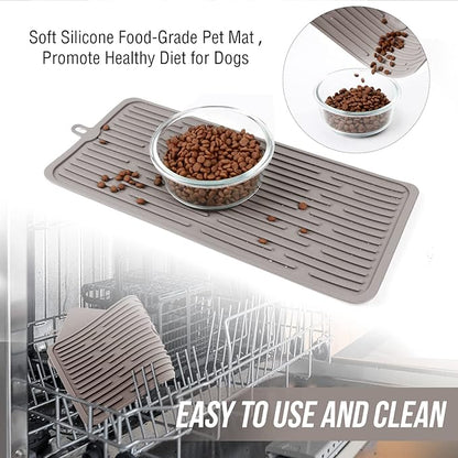 Cat Food Mat, Waterproof Pet Placemat - Image 3