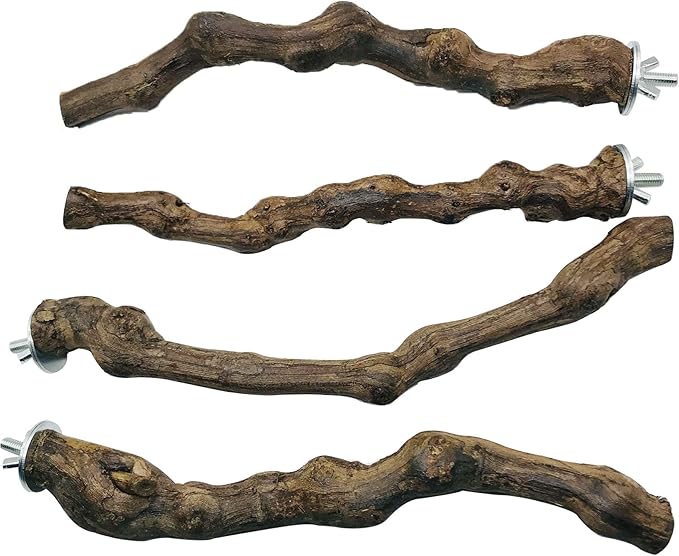 5 PCS Natural Grape Stick Perch Swing Chewing Toys - Image 7