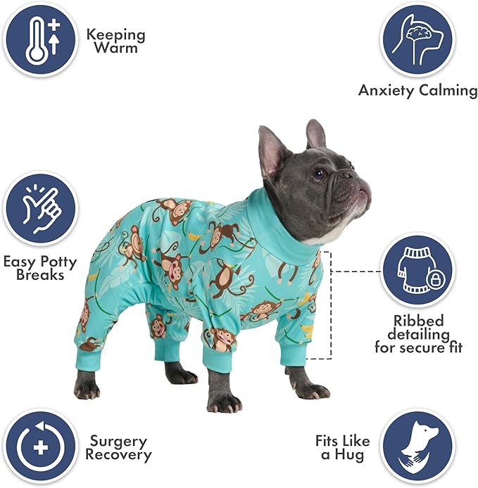 Spark Paws Dog Pajama, Dog Recovery Suit Male, Ultra-Soft and 4-Way Stretch - Image 3