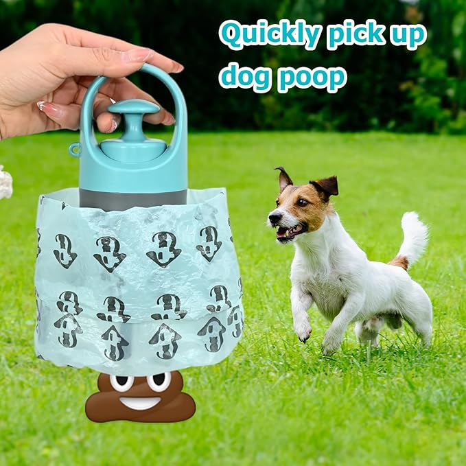 STHF Easy one-Hand Dog Waste Pickup. Portable Claw Tool Includes Bag Dispenser - Image 5