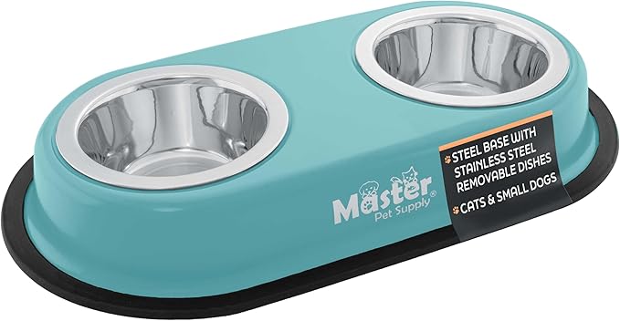 Master Pet Supply Double Dog Bowls Set by MasterPetSupply