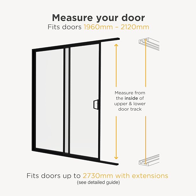 Hakuna Pets White Glass Patio Pet Door - Image 4