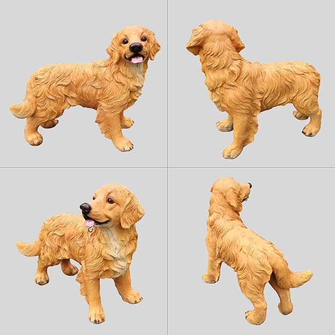 Golden Retriever Dog Garden Statue - Image 9