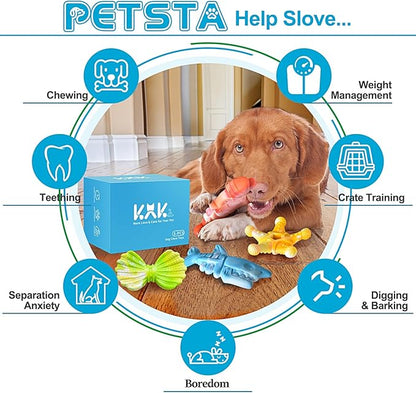 PETSTA Dog Chew Toys for Aggressive Chewers, Durable Dog Toys for Large Dogs - Image 7