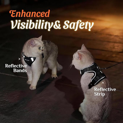 Dooradar Cat Harness and Leash Set, Escape Proof Soft - Image 6