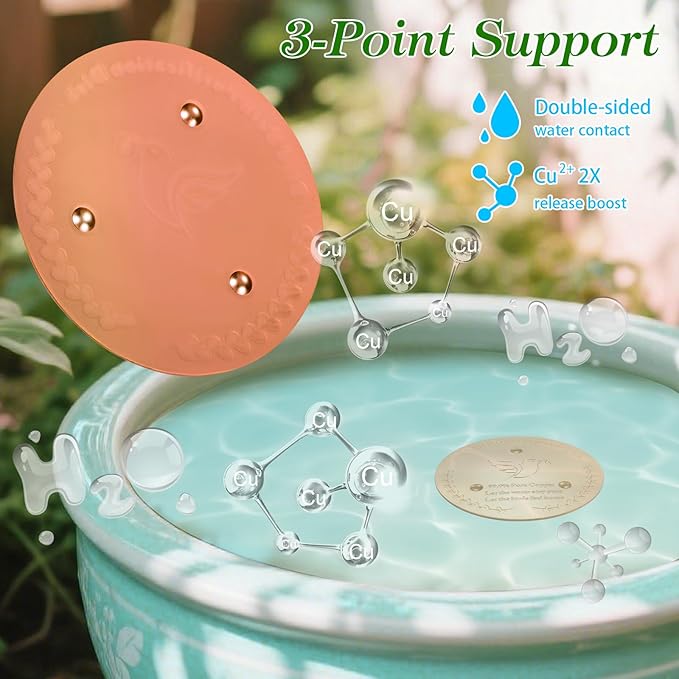 Bird Bath Copper Disk – 1mm Thick 99.9% Pure Copper Disk, 100mm Diameter - Image 5
