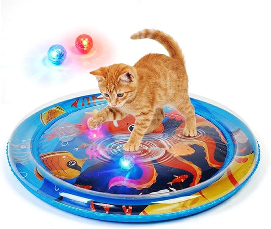 Thickened Cat Water Sensory Play Mat by Toptakeit