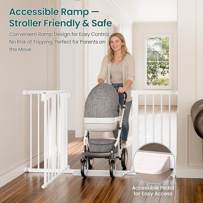Cumbor 30-54" Extra Wide Baby Gate - Image 6