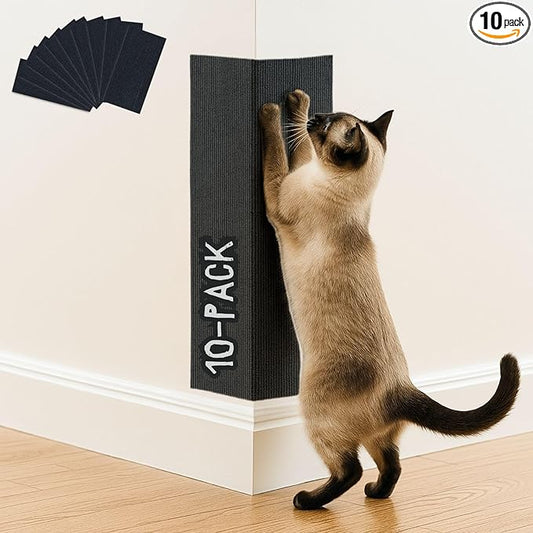 Cat Scratch Mat, 23.6’’ x 11.8’’ Wall Corner Stracther, Versatile Self-Adhesive by 2ME