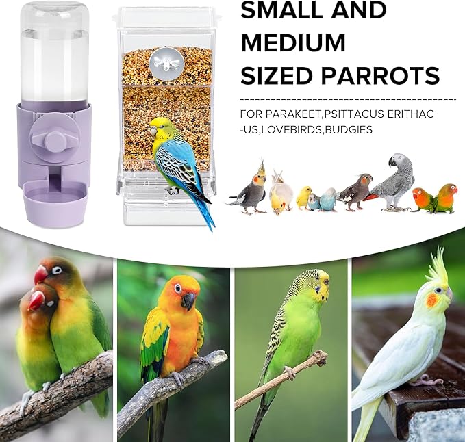 lemtrflo No Mess Bird Feeder Water Dispenser Set, Bird Feeder - Image 2