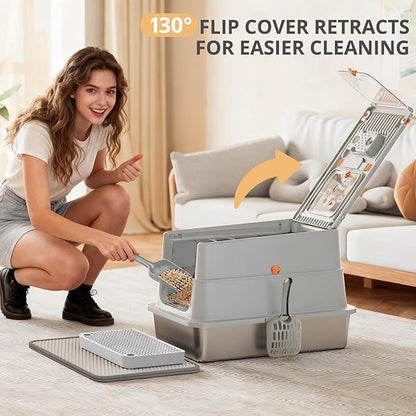 Stainless Steel Litter Box - Image 2
