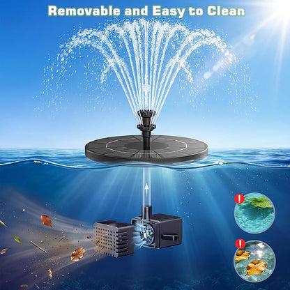 AISITIN Solar Fountain with 3.5 W Solar Panel, Solar Fountain - Image 9
