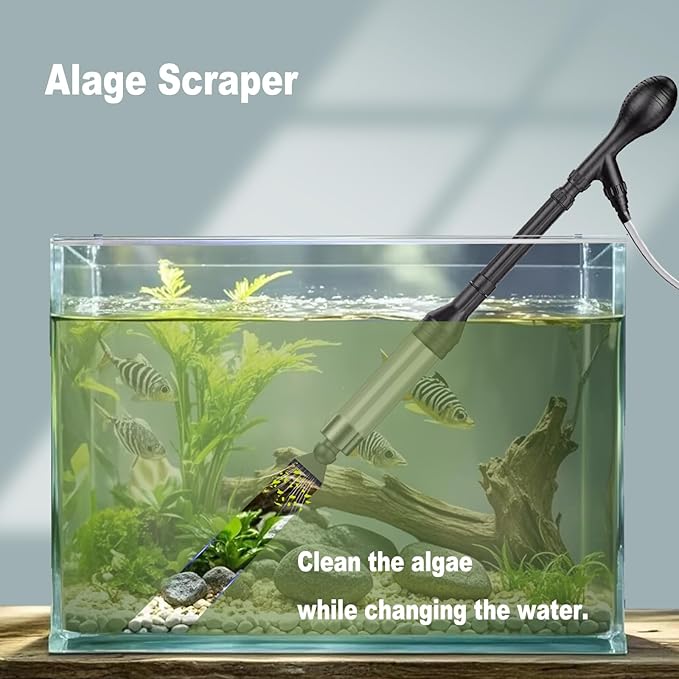 Carefree Fish Aquarium Gravel Cleaner 6Ft Hose Fish Tank Water Changer Sand - Image 4
