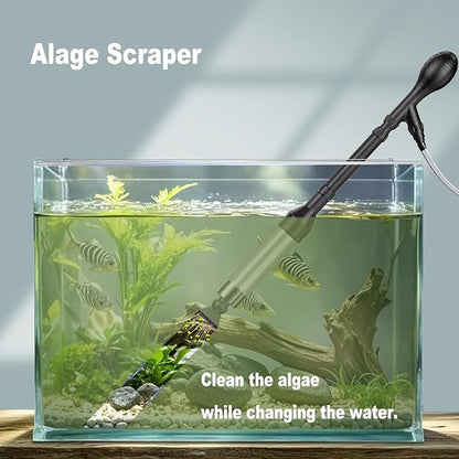 Carefree Fish Aquarium Gravel Cleaner 6Ft Hose Fish Tank Water Changer Sand - Image 4