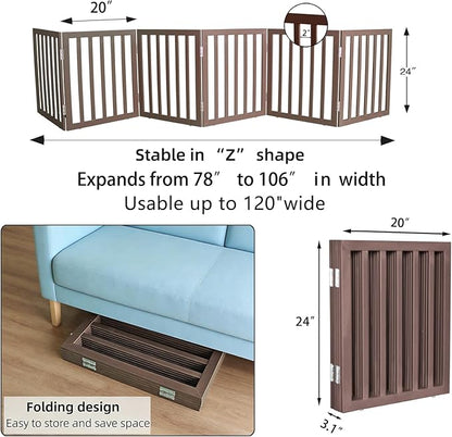 Dog Gate Indoor, Freestanding Dog Fence - Image 7
